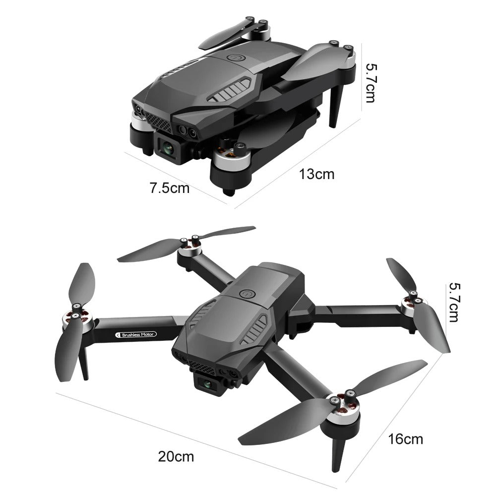 Voltix F198 Pro Foldable Drone with 4K Dual Camera